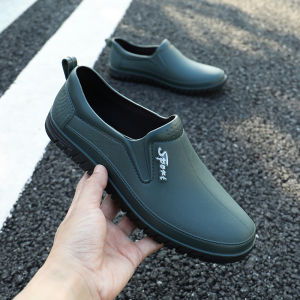 Giày Bốt Chống Thấm Nước Chống Trượt Đế Dày Chống Mài Mòn Mùa Hè Cho Nam Giày Bảo Hộ Lao Động Trong Nhà Bếp Và Công Trường