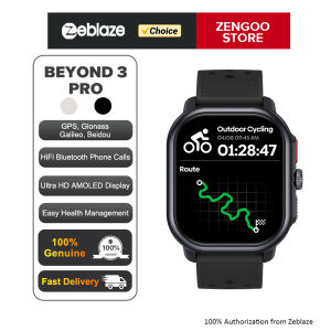 Zentronix Group Zeblaze Beyond 3 Pro GPS Smart Watch 2.15" AMOLED Display Built-in GPS & Route Import Make/Receive Phone Calls Smartwatch