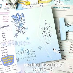 Jiaxun | Irregular Graduation Yearbook with Soothing Gradient Blue Magnetic Design