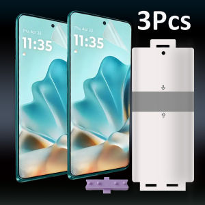 3pcs TPU Gel Hydrogel HD FILM Screen Protector For Motorola Moto Edge 60 Pro 60 Fusion Full Cover Foil Protective Film