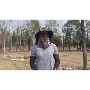 Mũ bảo vệ mặt và cổ ngoài trời Mũ chống nắng cho nam mùa hè có thể tháo rời Mái hiên lớn chống tia cực tím BAUHO