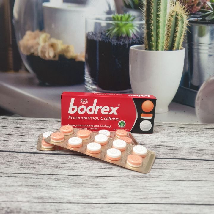 Bodrex Tablet /Box 2 Strip - Utk Sakit kepala Dan penurun Demam ...