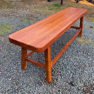 ม้านั่งไม้สะเดา ม้านั่งแคปซูล ม้านั่งคาเฟ่ ม้านั่งวินเทจ ม้านั่งสวนสาธารณะ ม้านั่งสนาน ที่นั่งยาว ที่นั่งหน้าบ้าน ที่นั่งกลางแจ้ง ม้านั่งไม้แผ่นเดียว ขนาด30*140*45cm.