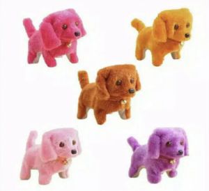 MAINAN BONEKA ANJING / KUCING / KELINCI GERAK TENAKA BATERAI BISA NYALA PROMO TERMURAH COD