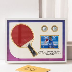Table Tennis Paddle Mounting Memorial Dustproof Frame