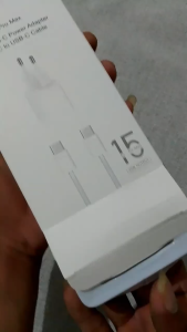 Kabel Data Plus Adaptor Type C To C 35W iOS Original Super Fast Charging Cable Charger HP - 1 SET