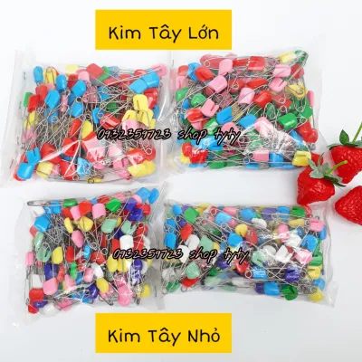1 Bịch Kim Tây Đủ Màu 144 Cây Sử Dụng Thoải Mái Có loại Lớn Và Nhỏ