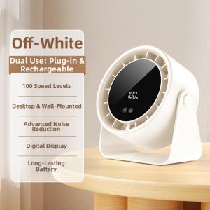Portable Charging Neck Fan with Strong Airflow