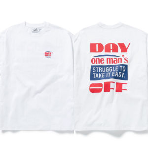 Rest Day Pattern Printed Cotton Short Sleeve Trendy Streetwear Fashion Fitness Popular Mens and Womens T-Shirts