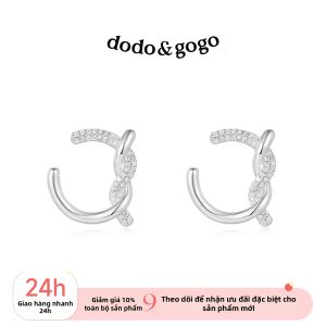 DODO.GOGO | Nhẫn Tai Hình Tròn Nhỏ Độc Đáo Sang Trọng