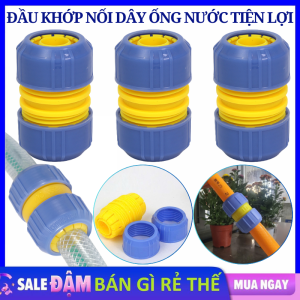 SET 3 Khớp Nối Ống Nước Nhanh - Đầu Nồi Dây Ống Nước Đa Năng Chuyên Dùng - Van Siết Vòi Chống Rò Rỉ - Van Vặn Chặt Vòi Nước Siết Ống Chống Tuột