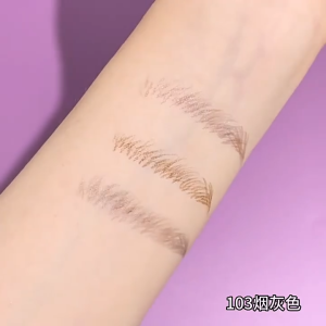 BIYA NEW Ultra Fine Liquid Eyebrow Pencil Waterproof Lasting Water Eyebrow Pen 0.01mm Ultra-Fine Head Soft Brush Line Smooth 3 Colors Eyebrow Pencil Natural Non-Fading Eye Makeup