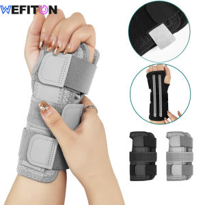 1PCSCarpal Tunnel Wrist Brace with Double Spring Support - Adjustable Night Brace for ArthritisStabilizer for Right/Left Hand