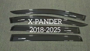 กันลม กันสาด คิ้ว ดำทึบ มิตซูบิชิ เอ็กเพนเดอร์ Xpander x-pander 2018 2019 2020 2021 2022 2023 2024 2025 ใส่ร่วมกันได้ RI