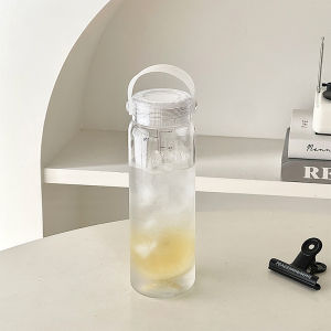 Minimalist Transparent Portable Summer Water Bottle