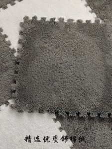 พรมจิ๊กซอว์ 30*30cm พรม พรมกำมะหยี่ DIY แถมฟรีขอบปิด พรมปูพื้นห้องนอน