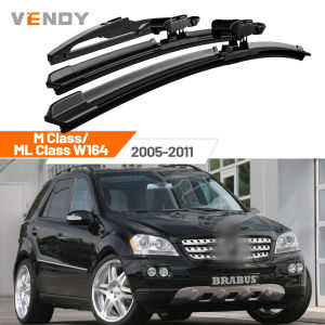 For Mercedes Benz M ML Class W164 2005-2011 2006 2007 Front & Rear Windshield Wiper Blades Windscreen Wipers Set Accessories