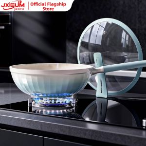 JXIEUM | High Appearance Ceramic Nonstick Frying Pan 0 Coating