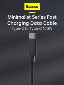 Baseus 100W USB C Để Loại C Cáp Cho iPhone 15 Cộng Với Pro Max Pd Nhanh Chóng Sạc Sạc Cáp Dữ Liệu Dây Cho Macbook Xiaomi Samsung