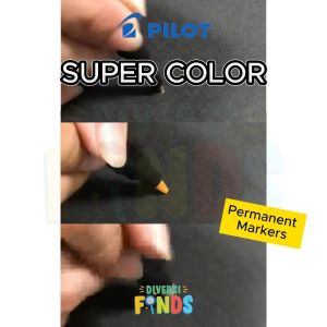 1pc Pilot Permanent Marker - GOLD SILVER WHITE in Fine Medium and Broad Point