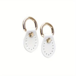 2Pcs Handmade Bag Buckle Straps PU Leather Metal Handbags Shoulder DIY Bag Accessories Fashion Pattern Chain Clasp Buckle