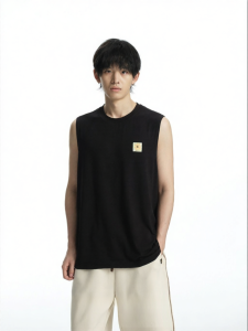 dangerouspeople | Floral Embroidered Loose Sleeveless Thin T-Shirt