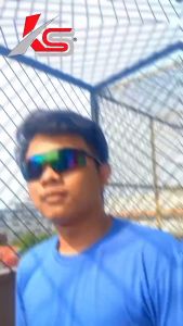 K55 Kacamata Safety Sporty Proyek Las Bening Hitam Pelangi Cermin