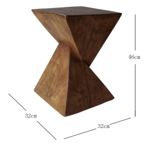 Creative Cream Style Sofa Table Designer Boutique Hotel Side Table Japanese Wabi-Sabi Coffee Table Bedside Table Ins Luxury Corner Table