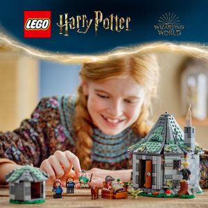 LEGO Harry Potter 76428 Hagrids Hut: An Unexpected Visit (896 Pieces) Harry Potter Toys (8 Tahun+)