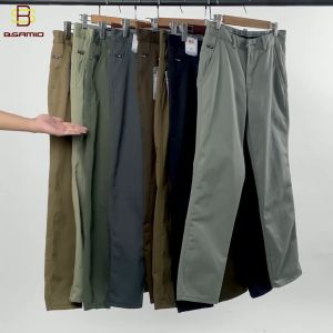 Quần Kaki Trung Niên Nam BSAMIO Ống Suông Vải Mềm Màu Sắc Trang Nhã Có Size Đại Từ 28 đến 38