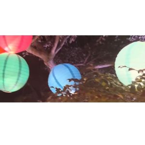 Đèn lồng trang trí ngoài trời size 20cm không tua chịu nắng mưa trang trí lễ hội sự kiện-NIEVE