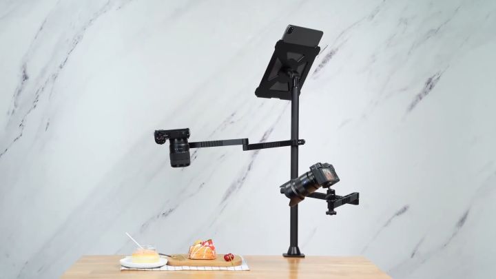 ULANZI VIJIM LS22 Desk Table Mount Laptop Camera Microphone Light Stand Holder