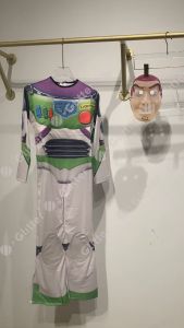 พ่อลูก ทอย สตอรี่ คอส เครื่องแต่งกาย ชุด บัซ ไลท์เยียร์ การ์ตูน ครอบครัว พ่อแม่ลูก สวมชุดเวทีหุ่นเชิด แขนยาว ชิ้นเดียว