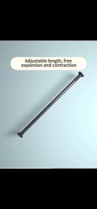 IRhea 25mm Curtain Rod Multifunctional Telescopic Adjustable Shower Bathroom Closet Removable