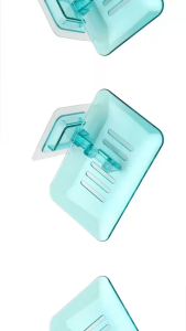 HTF.Bathroom Shower Soap Box Dish Storage Plate Tray Holder Case Soap Holder