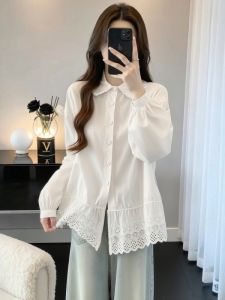 AIYITI | Lace Patchwork Long Sleeve Stylish Women Shirt