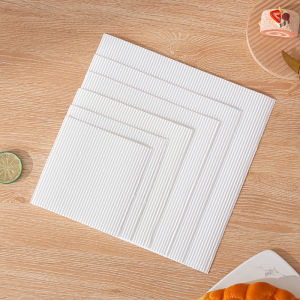 Double Layer Pizza Delivery Box Pad Paper for Takeaway Food Packaging Kitchen Baking Utensils 12 Inch 7 Inch Pizza Pad Paper
