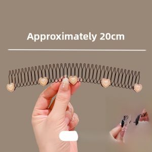 Invisible Hair Accessories Four Leaf Clover Hair Combs Clips Brushes for Hair Grooming Bangs Fixing Hair Accessories