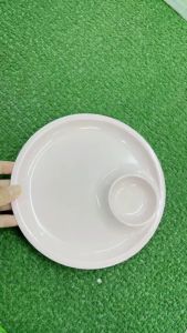 จานหลุม ถาดหลุม ถาดออเดิฟ เมลามีน 8 นิ้ว