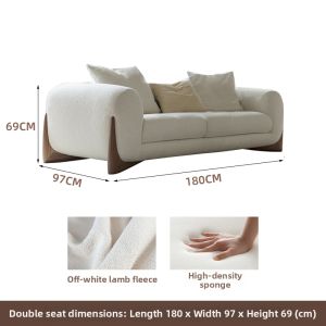 YIZUO | Zen Creamy Style Sofa 3-Seater