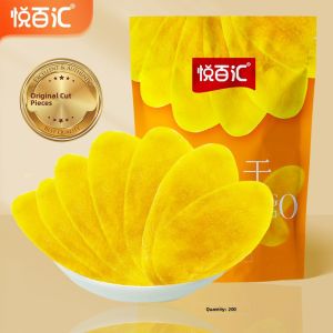 YueBaiHui Mango Dried Fruit 500g Bag Large Thick Cut Original Slice Sweet And Sour Soft Mango Preserves Snack from Guangxi