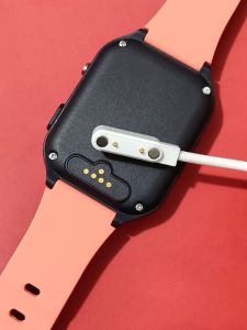 สายชาร์จแม่เหล็กแบบดูดซับ 2 ขา สำหรับนาฬิกาโทรศัพท์เด็ก Magnetic Line Core Cloud Sub Garden