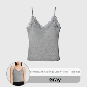 Mooti | White Lace Back Tank Top Padded