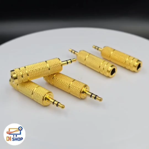 2 ชิ้น หัวแปลงไมค์โครโฟนใหญ่ เป็นแจ็คหูฟัง Jack Converter Adapter 6.35mm to 3.5mm