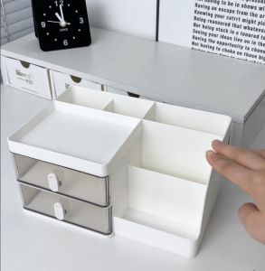Laci penyimpanan serbaguna Storage aksesoris perhiasan Kotak peralatan tulis alat make up Rak kosmetik W3036