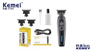 Kemei | Tông Đơ Cắt Tóc Điện Kemei KM-1747 Không Dây Chuyên Nghiệp Sạc Tóc Cho Nam Tạo Kiểu Râu Tóc Lưỡi Dao Bằng Thép Không Gỉ