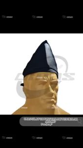 Silat Gayong Tanjak Tengkolok Hitam Latihan Practice Silat Malay Baju Martial Art Arts Black Uniform Head Kepala AB1008T