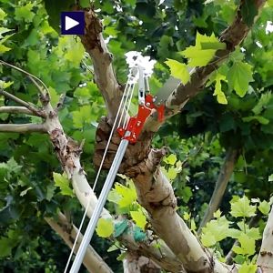 High-altitude Extension Lopper Branch Scissors Extendable Fruit Tree Pruning Saw Cutter Garden Trimm