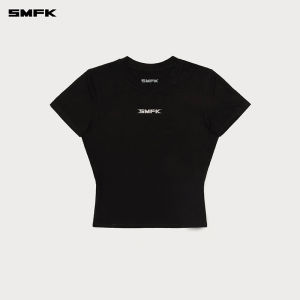 SMFK | Wavy Waist Hugging Elastic Close-Fitting Tee