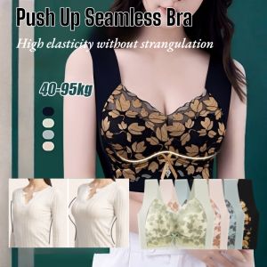 Womens Bra Large Breasts Show Small Underwear Anti-Sagging Gather Eliminate Side Beautiful Back Bra